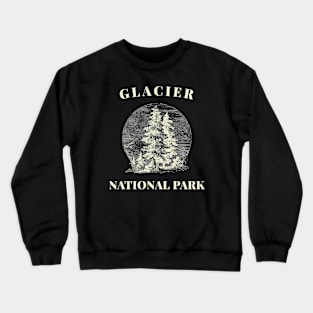 Glacier National Park Vintage Crewneck Sweatshirt